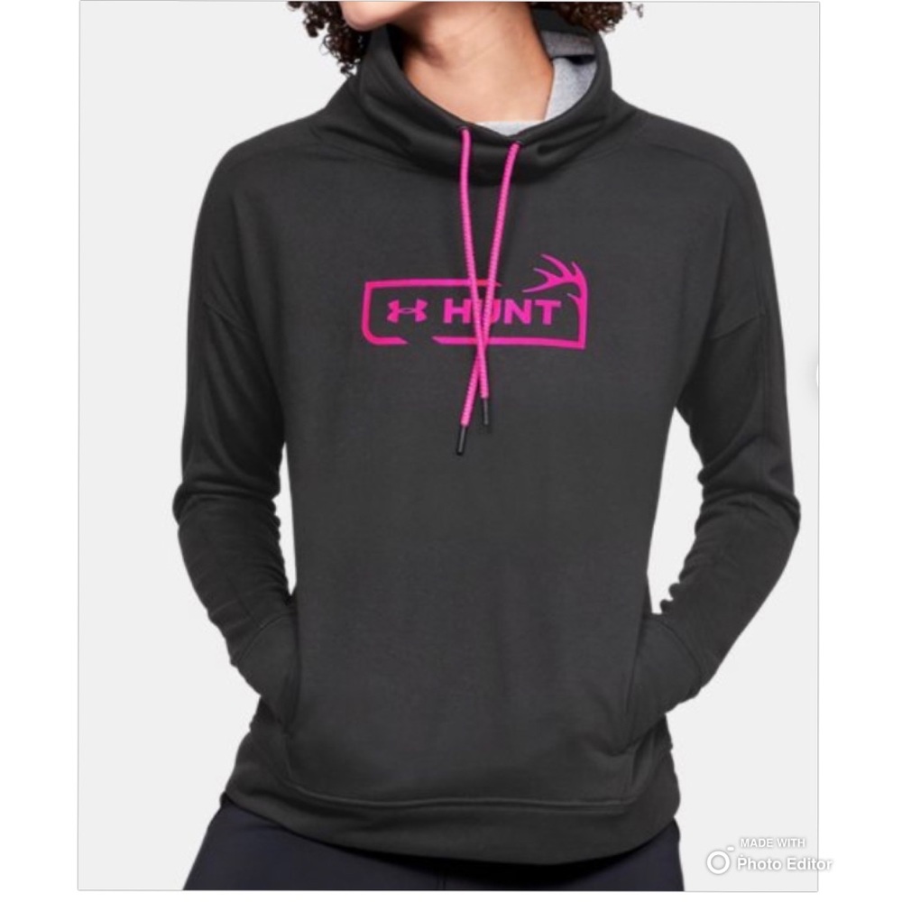 Under Armour Women's Terry Graphic Funnel Neck XL